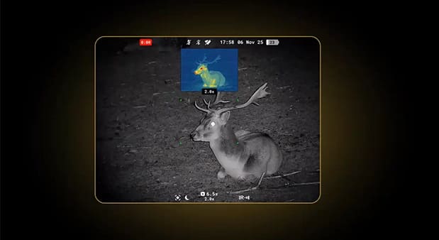 Multispektrálny režim obraz v obraze